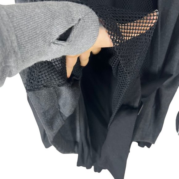 CAbi Grey Mesh Back Oversized Jacket XL - Picture 4 of 9